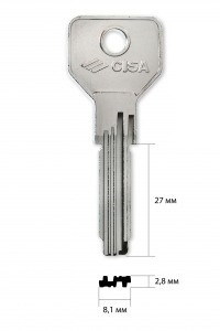 Заготовка для ключа CS-25 (CS70) silca