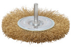 Щетка плоская (75 мм; латунированная витая проволока 0.3 мм) для дрели CUTOP 82-539