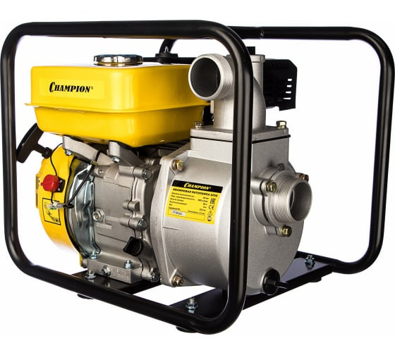 Мотопомпа для чистой или слобозагрязненной воды CHAMPION GP50