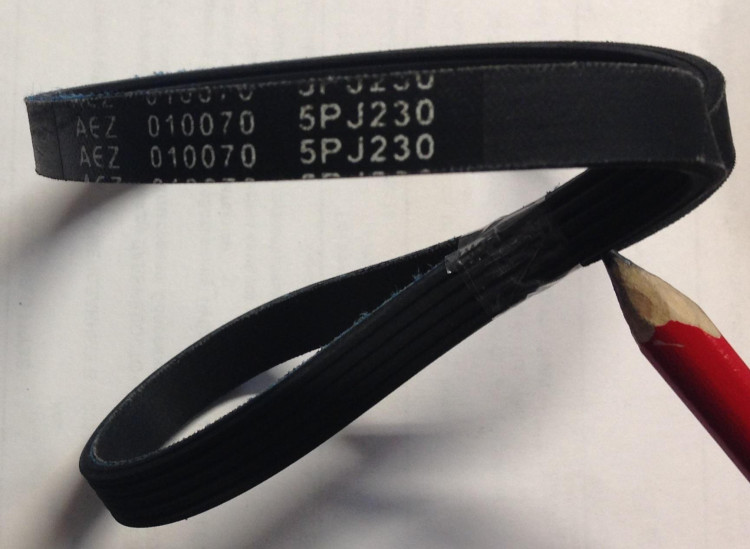 Ремень поликлиновый 230 PJ5 бетономешалка Китай