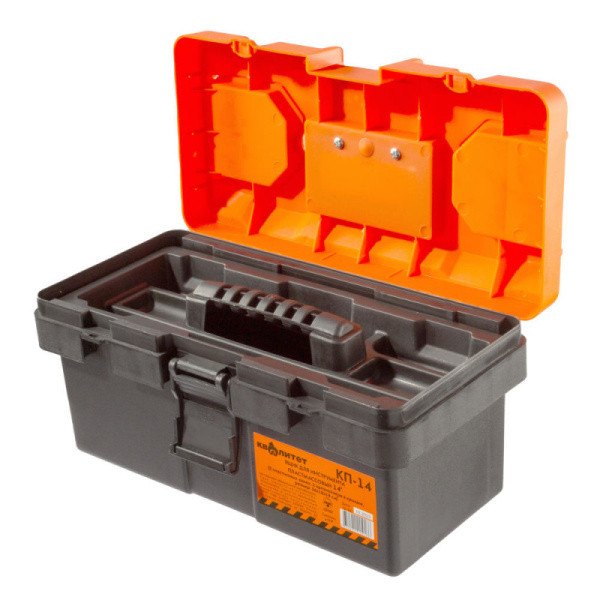 Ящик для инструмента Квалитет пластмассовый 14"