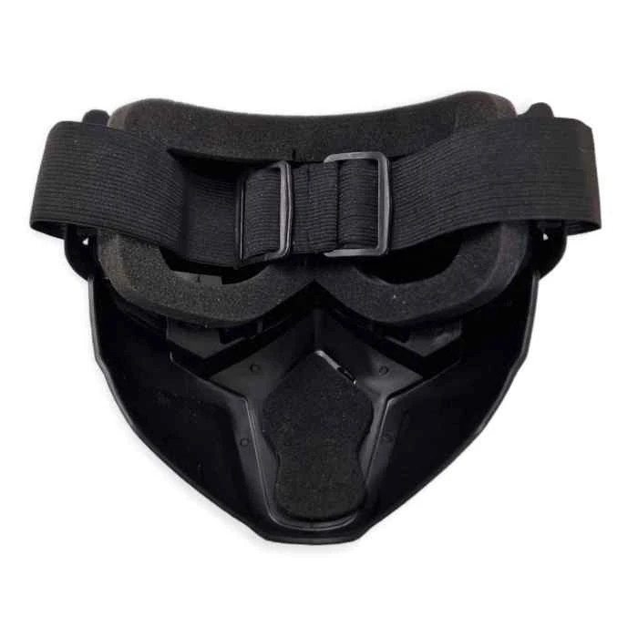 Очки+респиратор защитные ( желто-зеленый)