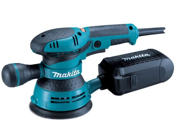 Шлиф.машина эксцентр. 300Вт, ф125мм, ампл2,8мм, 4000-12000/мин, пылесборник, доп рук, 1,4кг