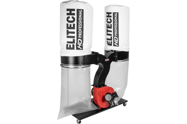 Пылесос для стружки Elitech DC 2200 (2,2кВт,2*306л,62.3м3/мин) HD