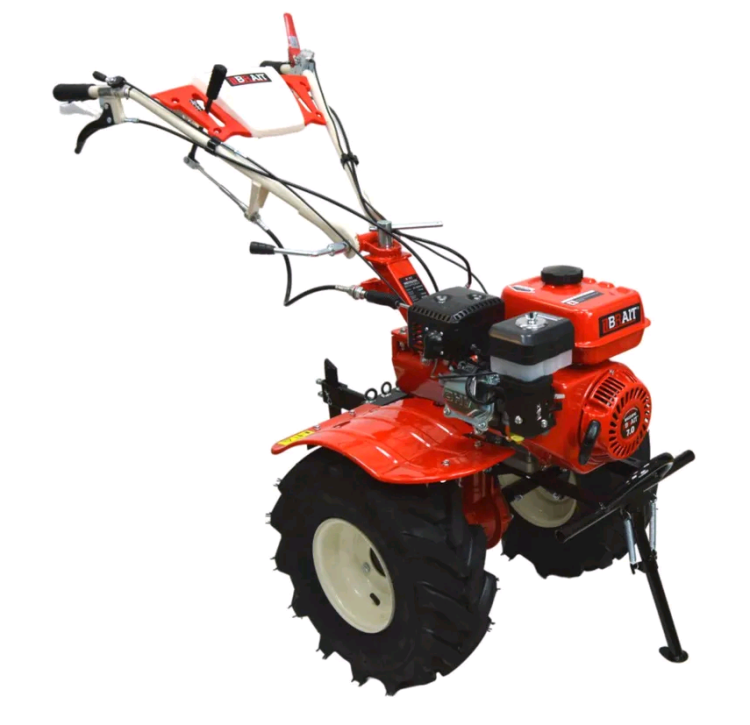 Мотоблок бензиновый BRAIT BR-105P WPRO колеса 19*7-8 Extreme, 3 вперед/1 назад, чугунный редуктор