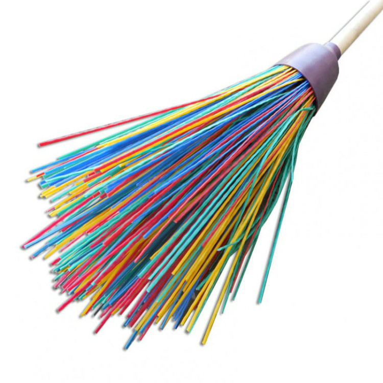 Метла пластиковая круглая с черенком (8-ми рядная, вс-1,5м)