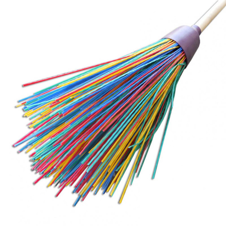 Метла пластиковая круглая с черенком (8-ми рядная, вс-1,5м)