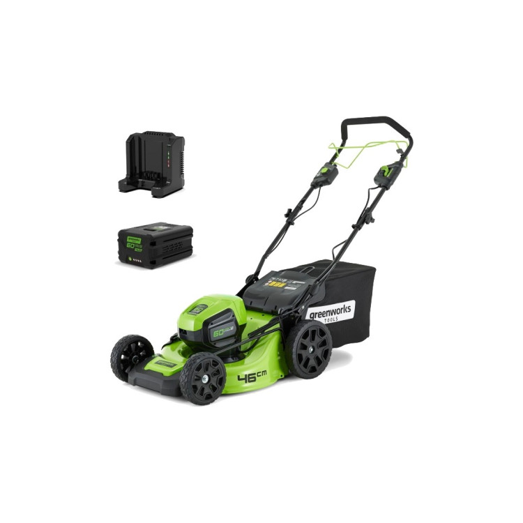 Газонокосилка аккумуляторная Greenworks GD60LM46SP 2502907UB