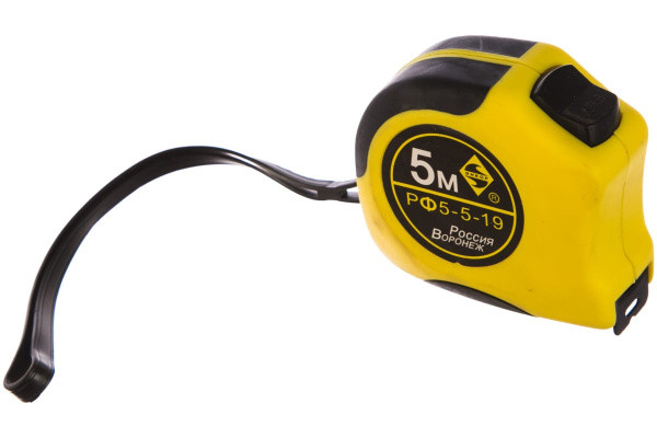 Рулетка 5м х 19мм с 2-мя фиксаторами "Велюр" ЭНКОР 10102