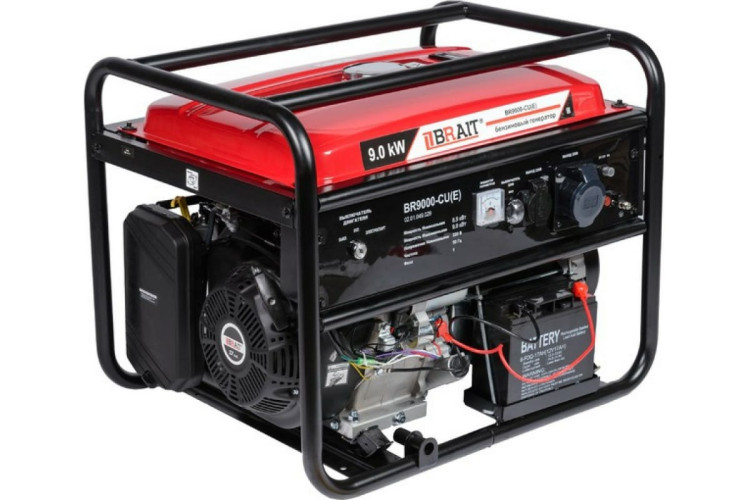 Генератор бензиновый BRAIT BR9000-Cu (E)