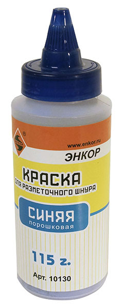 Порошок синий для меловой разметки 115 г, Энкор