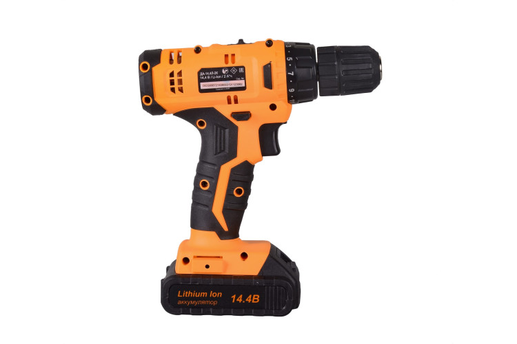 Аккумуляторная дрель-шуруповерт Вихрь ДА-14,4Л-2К