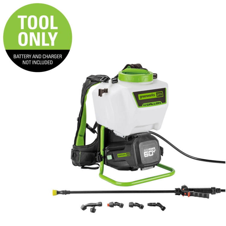 Садовый опрыскиватель аккумуляторный Greenworks GW-BPS60 5300107