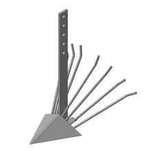 Картофелекопалка, стойка 08*500 мм, ширина 390мм.без сцепки