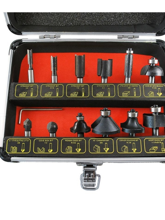 Набор фрез12 предметов (метал.. короб. ) С