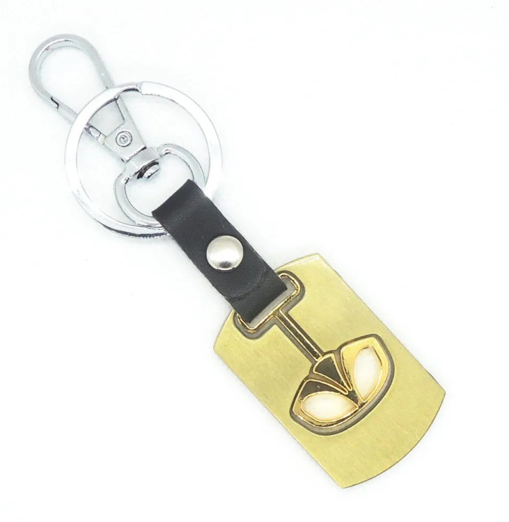 Брелок на ключи "DAEWOO" карабин (золото)