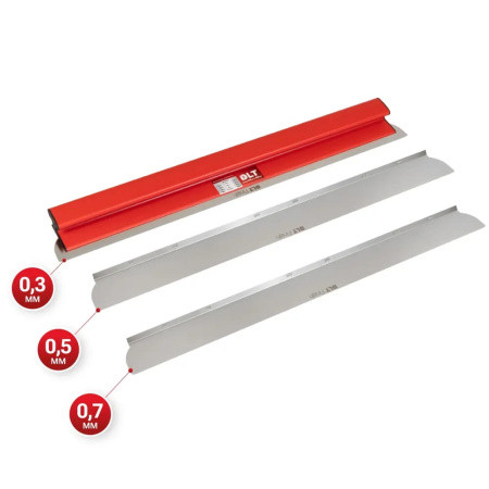 Шпатель малярный Finish версия PRO, h-образный, 100см (лезвия 0,3 и 0,5мм)