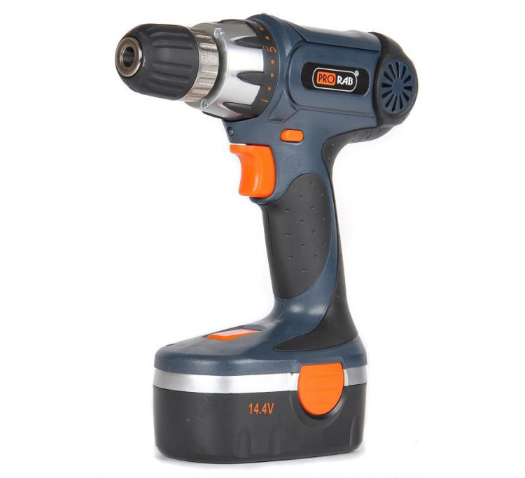 Аккумуляторная дрель-шуруповерт PRORAB 1114 K2N + кейс + набор