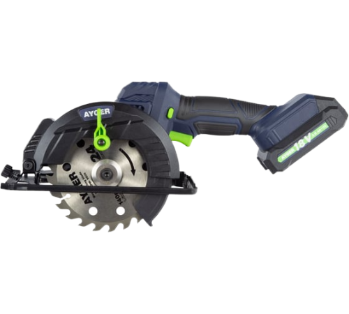 Аккумуляторная дисковая пила AYGER AR18BL2