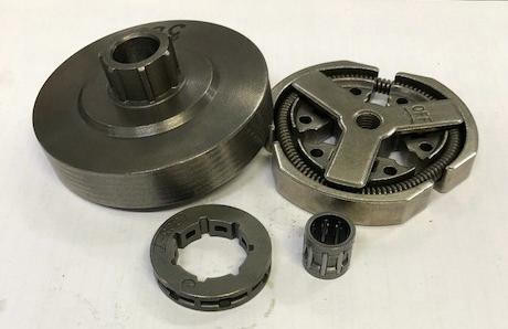 Корзина + сцепления в сборе Бензопил Патриот-3800 (Съёмный венец)