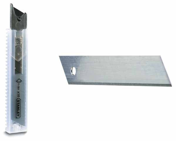 Лезвия сегментированное 18мм, 10 шт. STANLEY