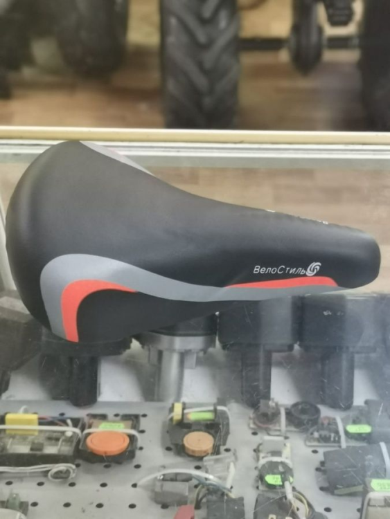 Седло велосипедное большое детское без пружин, CD-01