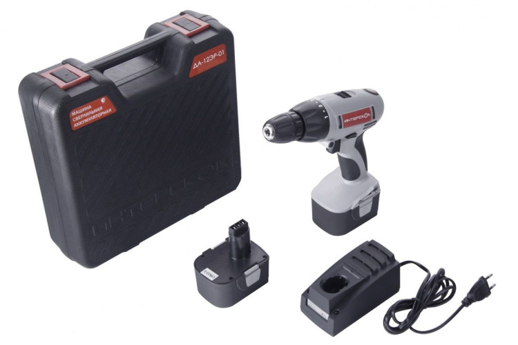 Аккумуляторная дрель-шуруповерт Интерскол ДА-12 ЭР-01