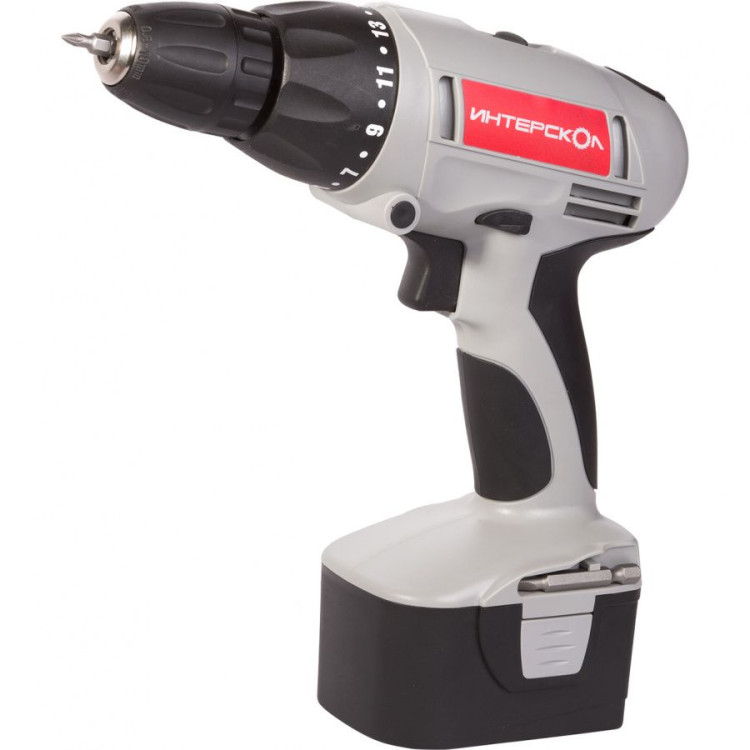 Аккумуляторная дрель-шуруповерт Интерскол ДА-12 ЭР-01