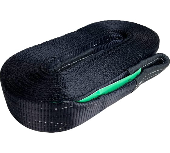 Трос буксировочный динамический HITCH PROF Лента, масса авто 3.3 т,разрывная 10 т, 6 м, 2 скобы