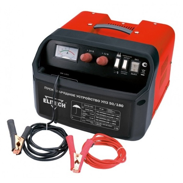 Пуско-зарядное устр. 12/24В, ток зар. 25/40А, пуск 180А, емк.аккум. 40-700А, 14,5кг