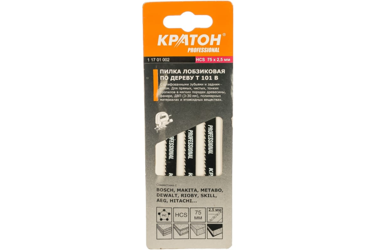Пилки Кратон T101B по дереву