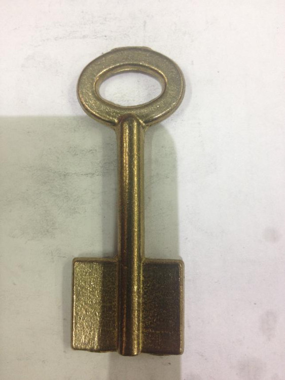 заготовка ключа КЛ-41 сейфовый короткий