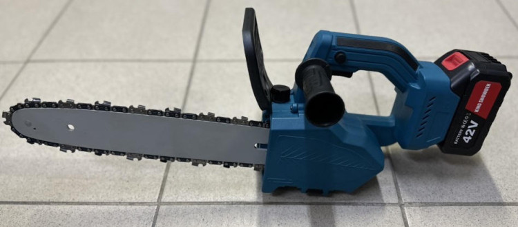 Пила аккумуляторная 14" 1,3-3/8-46зв.+2аккумулятора 42V