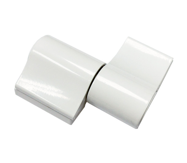 Петля для алюминиевых дверей до 120 кг БЕЛАЯ двойная (9016)