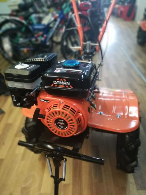 Мотоблок бензиновый DAMAN-105 | 7 л.с (широкие колеса)