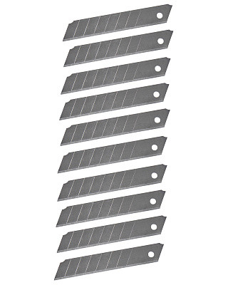 Лезвия сегментированное 18мм. 10шт. Углеродистая сталь ELITECH 420101