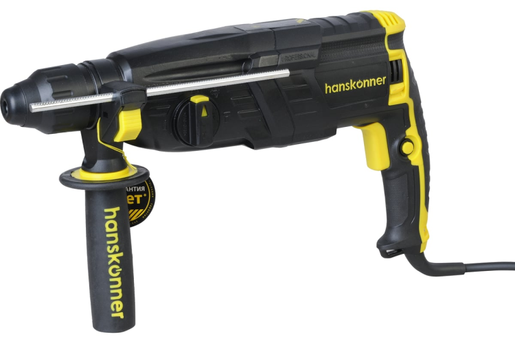 Перфоратор Hanskonner HRH0928MLRE 850Вт,28мм,металл редуктор, кейс