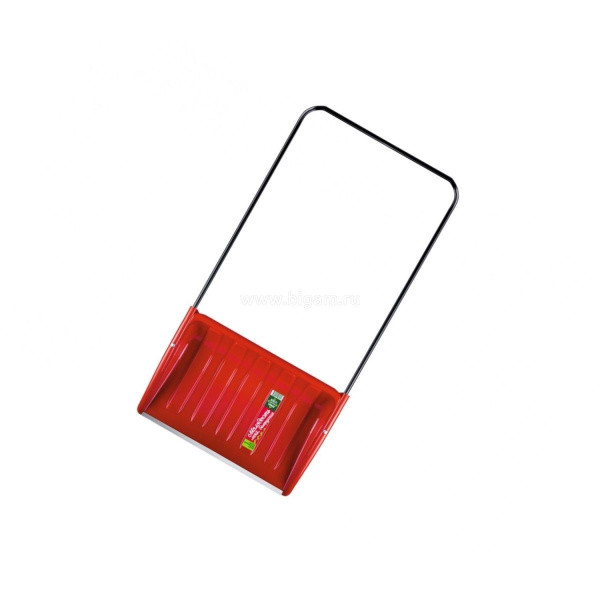 Скрепер снеговой 700х470мм, красный, пластик, БЦМ