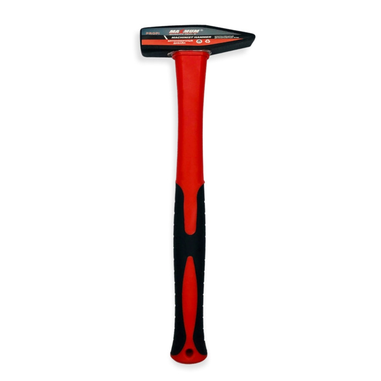 Молоток красный с фиберглассовой рукоятью 500