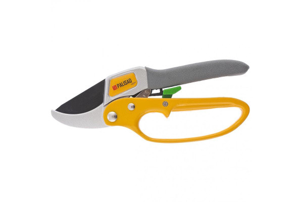 Секатор 200мм, с наковальней, алюминиевый литой, с храповым механизмом Luxe Palisad