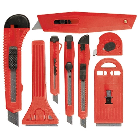 Набор ножей с выдвижными лезвиями 8шт MATRIX 78991