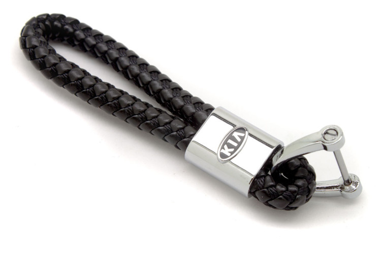 Брелок на ключи "KIA" (плетёный)