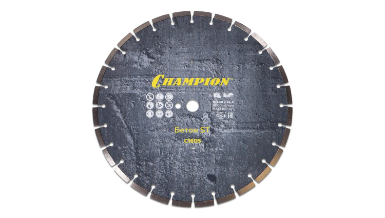 Диск алмазный CHAMPION бетон ST 400/25,4/10 Concremax