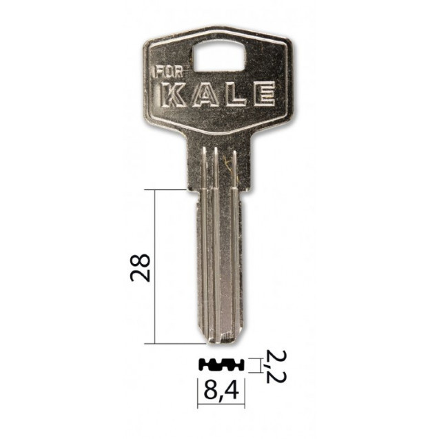 Заготовка для ключа KLE-4 silca