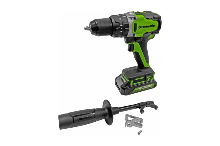 Дрель-шуруповерт ударная акк. Greenworks GD24DD140 3707607