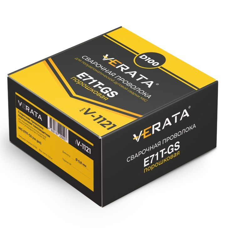 Проволока сварочная VERATA E71T-GS порошковая самозащитная