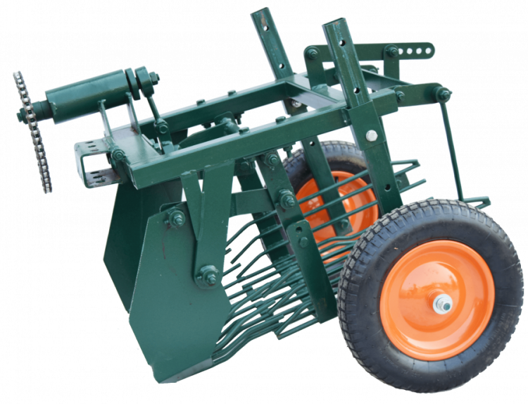 Картофелекопалка вибрационная (надувное колесо) BOM Ø18