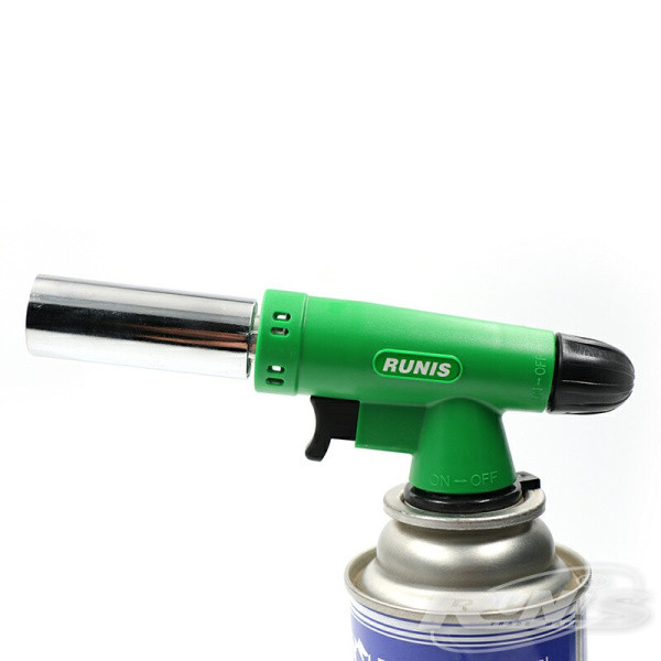 Горелка газовая пьезо RUNIS Premium P05, цанговый захват