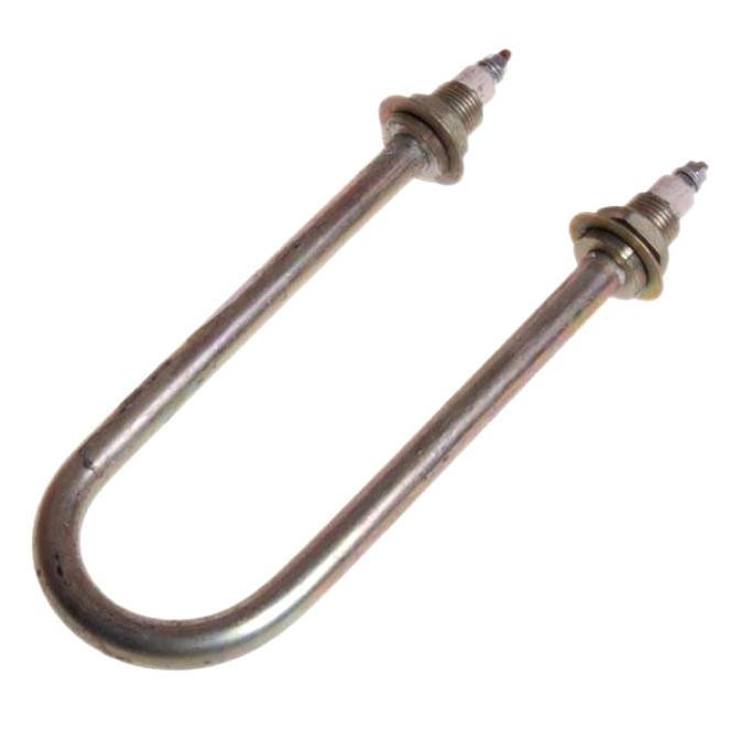 ТЭН для воды 1,6кВт нержавейка L=42см ф2 ширина=73мм, штуцер Ø1/2