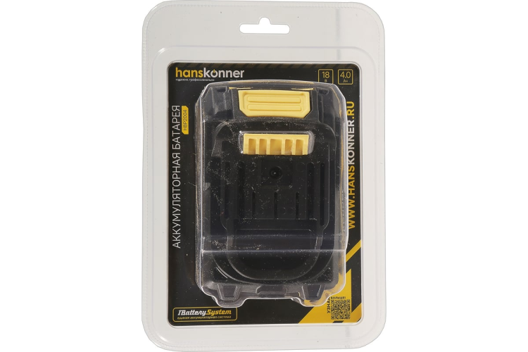 Аккумулятор Hanskonner Platinum HBP2004 18В, 4.0Ач, блистер